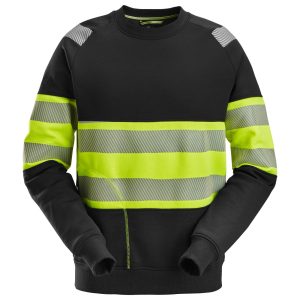 Reflexní mikina, třída 1 žlutočerná