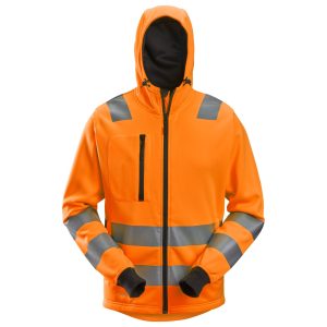 Reflexní mikina AllroundWork na zip, třída 2/3