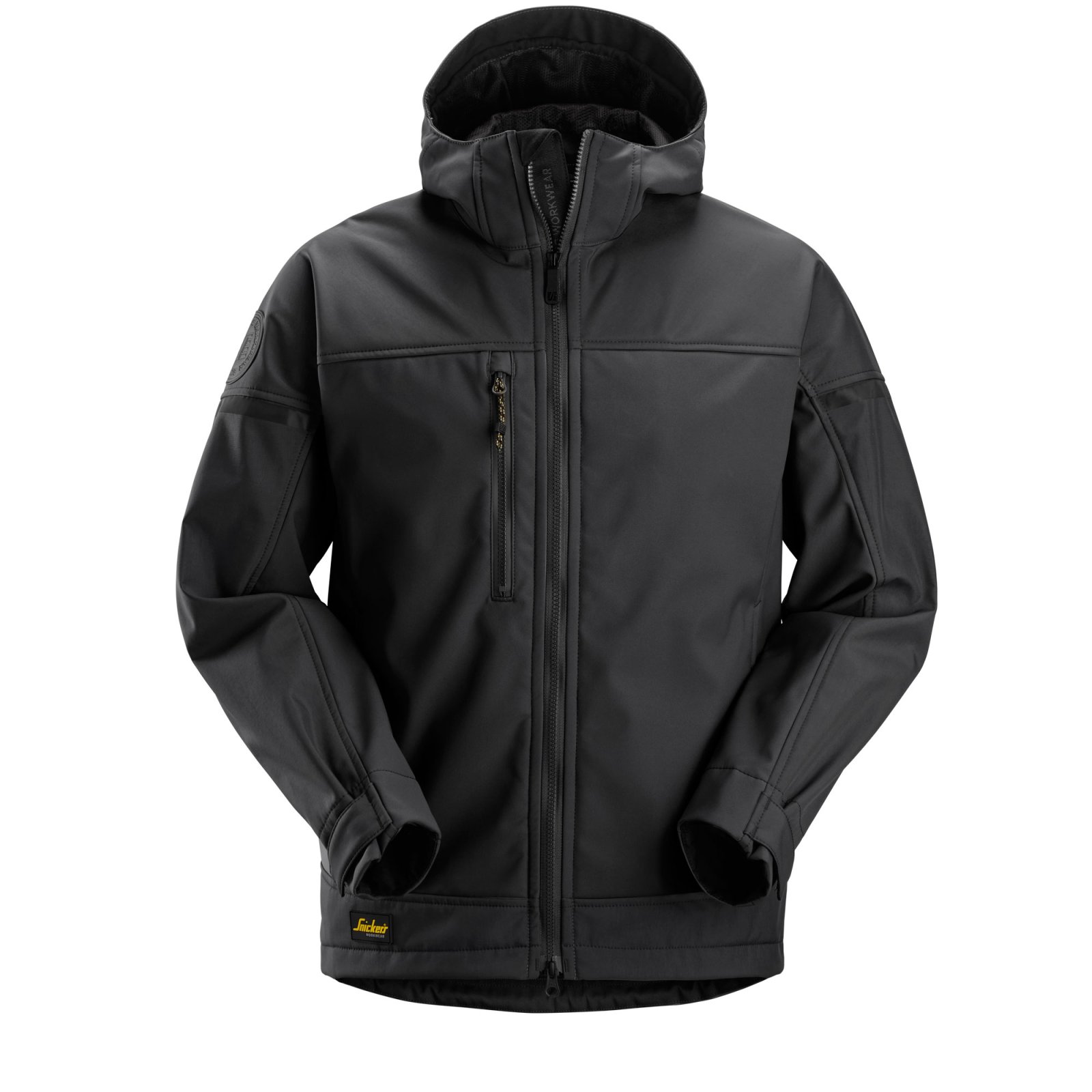 Softshellová bunda AllroundWork Stretch s kapucí